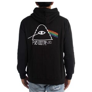 POLER - MENS PSYCHEDELIC ZIP HOODIE men’s large